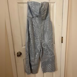 Anthropologie Aijek Light Blue Jumpsuit